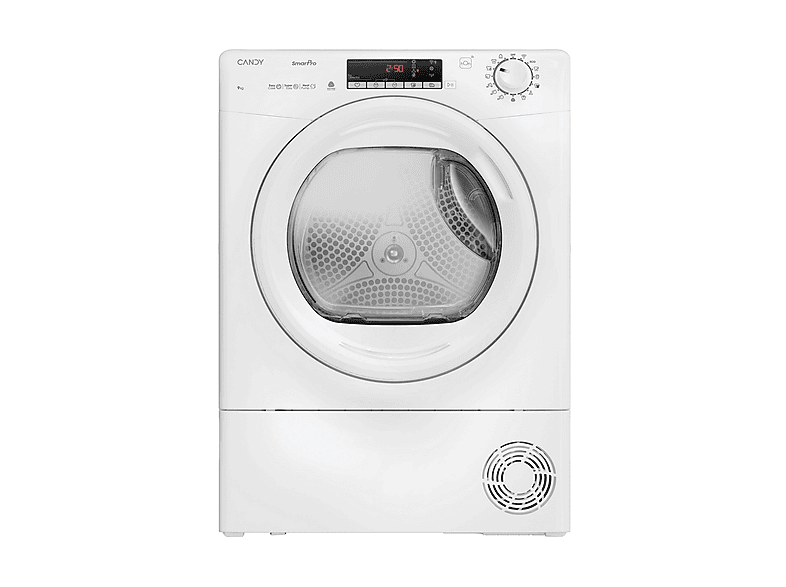 Secadora bomba de calor - Candy 31103021, Eléctrico, 9 kg, 16 programas, Blanco