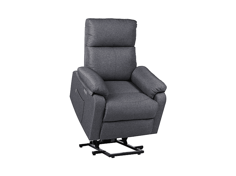 Sillón levanta personas - Eco-De Europa UP ECO-8582UP GO5, Función calor, Peso máximo 104 kg, Gris Oscuro