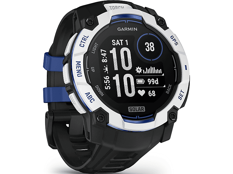 Smartwatch - Garmin Garmin Instinct 3 Solar, Fibre Reinforced Plastic (FRP), Blanco