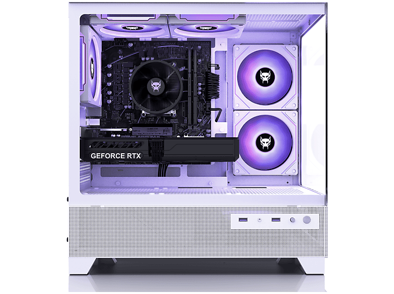 PC Gaming - Beastcom Q5 | Pro Gaming, AMD Ryzen™ 5 8400F, 16 GB RAM, 1 TB SSD, GeForce RTX™ 5060, Windows 11 Home, Blanco