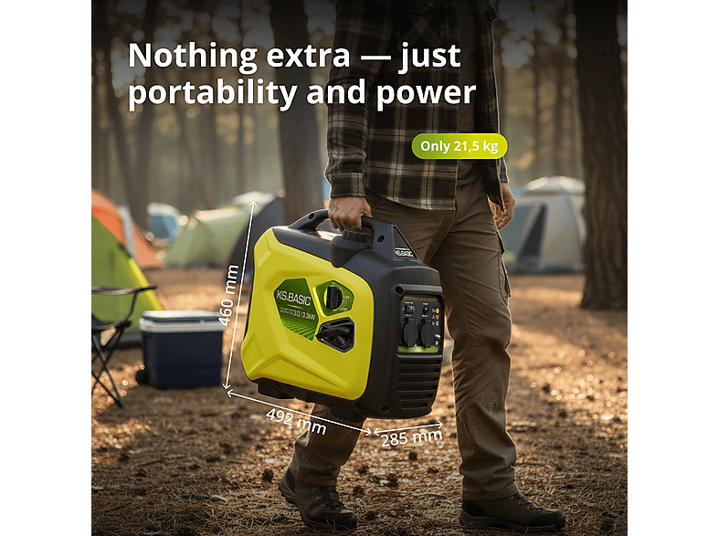Generador de energía - Könner & Söhnen Gasolina inverter KSB 33i S