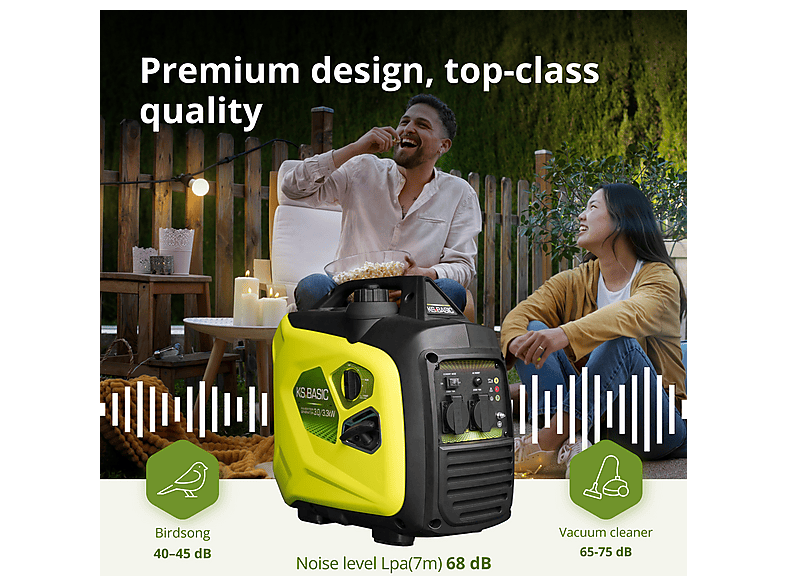 Generador de energía - Könner & Söhnen Gasolina inverter KSB 33i S
