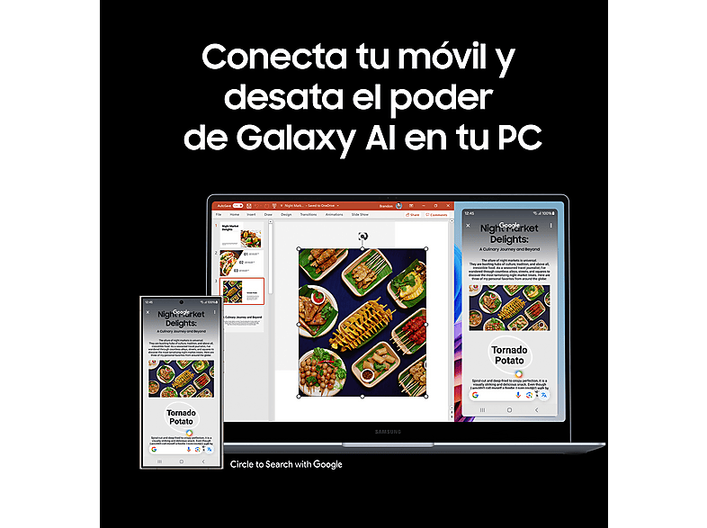 Portátil - Samsung Galaxy Book4 Edge Copilot+ PC, 15.6" FHD, Snapdragon® X126100 45 TOPS 16 GB RAM, 512 GB SSD, Adreno™, Full IA, W11H, Sin cargador