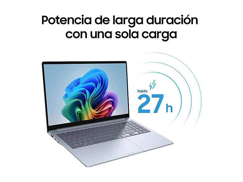 Portátil - Samsung Galaxy Book4 Edge Copilot+ PC, 15.6" FHD, Snapdragon® X126100 45 TOPS 16 GB RAM, 512 GB SSD, Adreno™, Full IA, W11H, Sin cargador