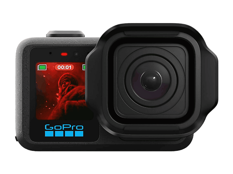 Cámara deportiva - GoPro MISSION 1 PRO, 8K (16:9) a 30/25/24 fps, 5h Autonomía, 50 MP, Sumergible 20m, F2,8, 4 Micrófonos, WiFi, Negro
