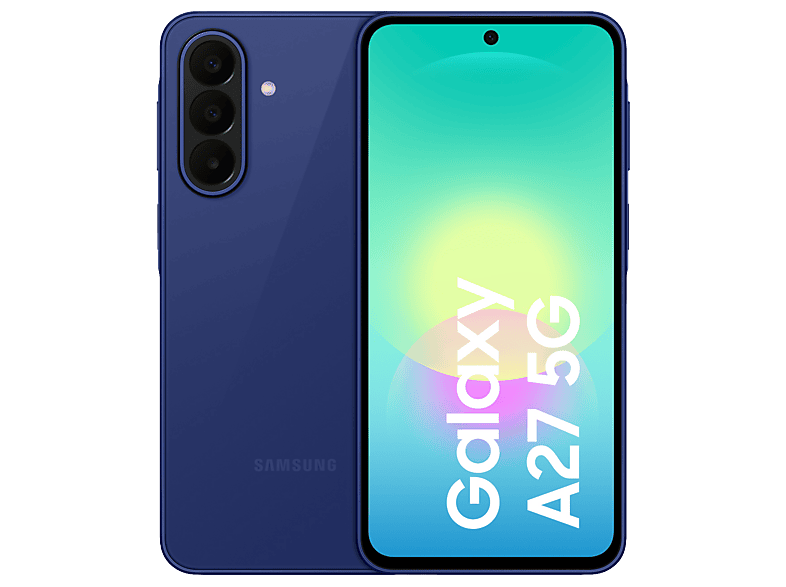 Móvil - Samsung Galaxy A27 5G, Azul, 128 GB, 6 GB RAM, 6.7" FHD+ Super AMOLED, Qualcomm Snapdragon 6 Gen 3, 5000 mAh, Android 16