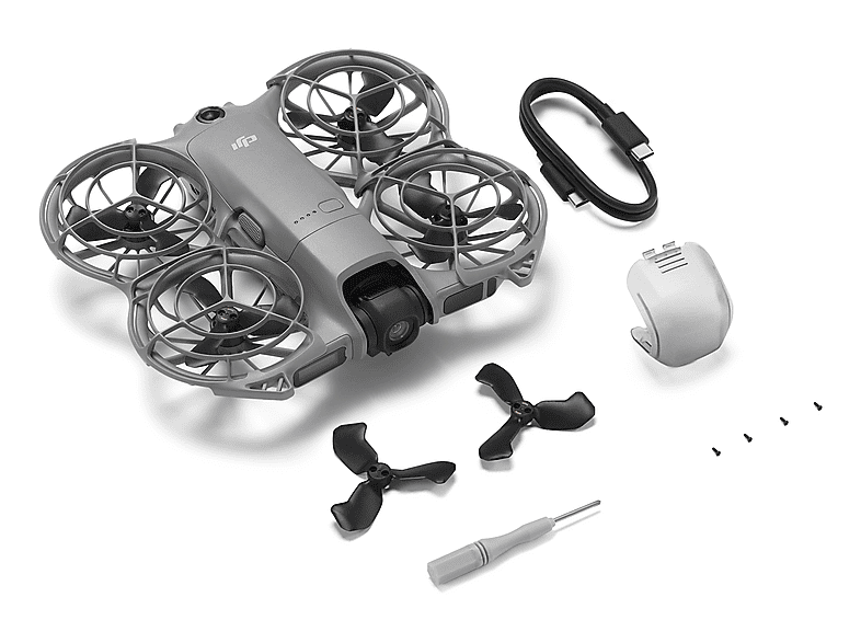 Dron - DJI NEO 2 (DRONE ONLY), 12 megapixel, 19 min, Gris