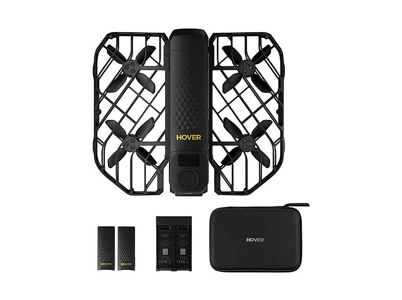 Dron - Hoverair X1 PROMAX RETAIL COMBO, 48 megapixel, 16 min, Negro Carbón