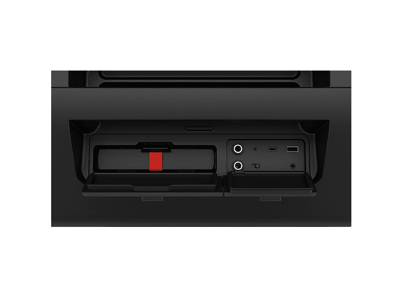 Altavoz de gran potencia - LG XBOOM Stage 501 AI, 220 W, Batería 25h Autonomía, Bluetooth, Luces LED, Efectos DJ, Karaoke, Efectos de Voz, IPX4, Negro