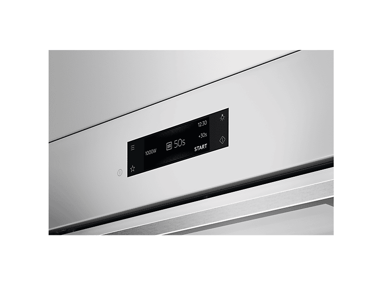 Microondas Grill Compacto - AEG KMK721880W 45 cm, Microondas 1000W, Grill 1900W, Control táctil, Blanco