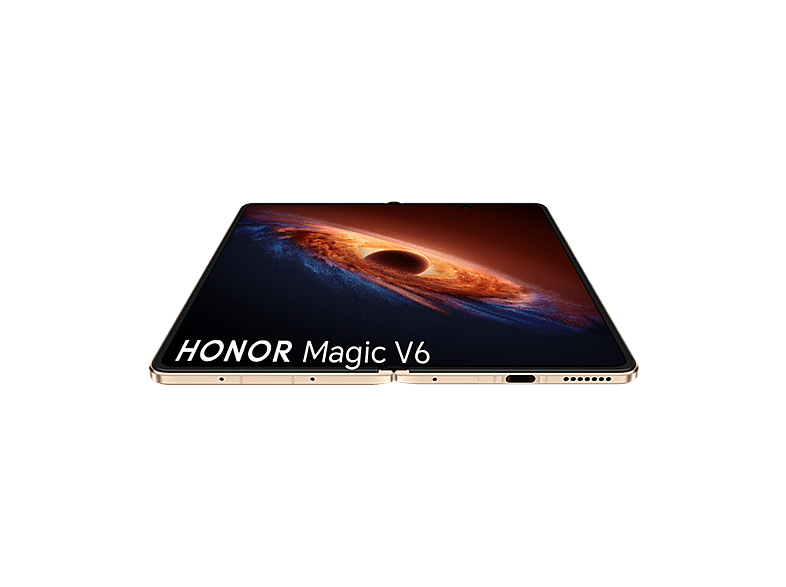 Móvil - Honor MAGIC V6, Oro, 512 GB, 16 GB RAM, 6.52 " AMOLED, Qualcomm® Snapdragon® 8 Elite Gen 5 Mobile Platform (3nm), 6660 mAh, Plegable