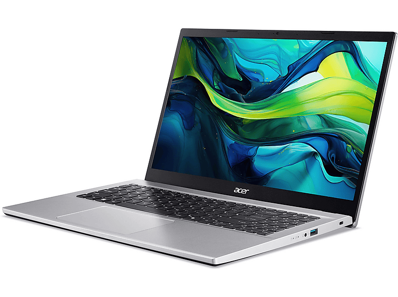 Portátil - Acer Aspire Go 15 AG15-42P, 15,6 " Full-HD, AMD Ryzen 5 7430U, 8 GB RAM, 512 GB SSD, Radeon™ Onboard Graphics, Windows 11 Home, Plata