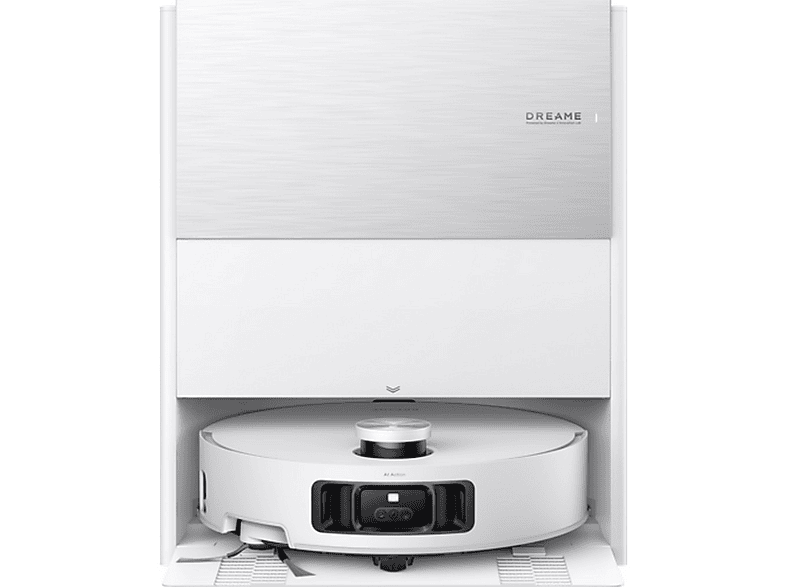 Robot aspirador - Dreame Aqua 10 Roller White, 600 W, Potencia de succión 30 kPa, Depósito 3,2 l, Autonomía 196 min, Blanco