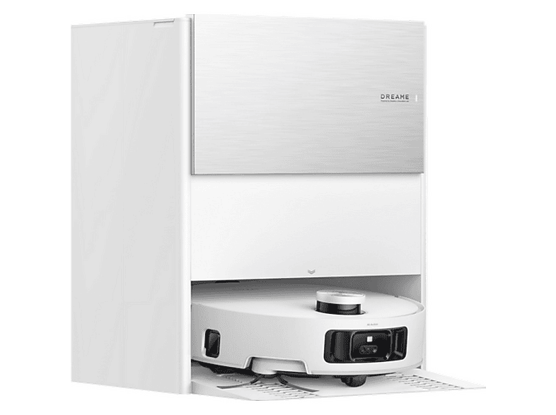 Robot aspirador - Dreame Aqua 10 Roller White, 600 W, Potencia de succión 30 kPa, Depósito 3,2 l, Autonomía 196 min, Blanco