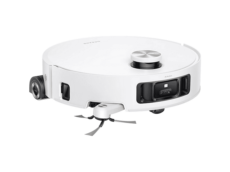 Robot aspirador - Dreame Aqua 10 Roller White, 600 W, Potencia de succión 30 kPa, Depósito 3,2 l, Autonomía 196 min, Blanco