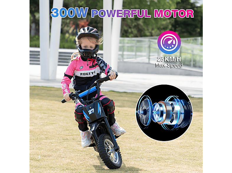 Moto eléctrica infantil - Rcb R9X Moto Eléctrica Infantil 12", Motocicleta Off-Road para Niños de 3 a 12 Años (ref. 167758208)