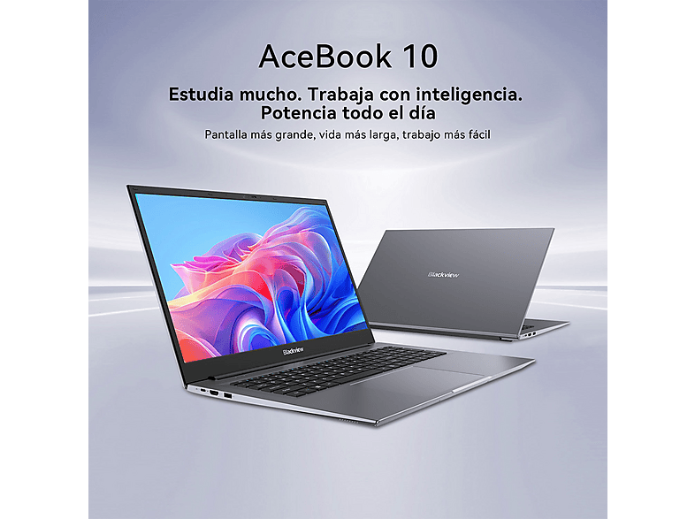 Portátil - Blackview ACEBOOK 10, 18,5 " Full-HD, Intel Twin Lake N150, 16 GB RAM, 512 GB SSD, Iris® Graphics, Windows 11 Pro, idioma del teclado: US