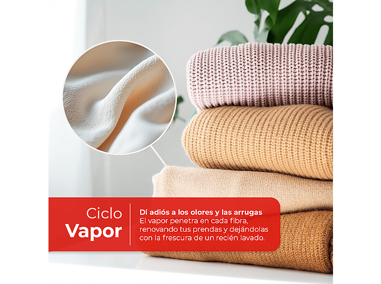 Lavadora carga frontal - Nilson NL8200AI, 8 kg, 11 programas, Blanco