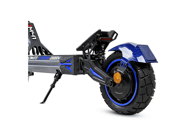 Patinete eléctrico - Ecoxtrem M41 TANK DUAL, Carga máx. 120 kg, 60 km autonomía, 20000 mAh, Azul Marino