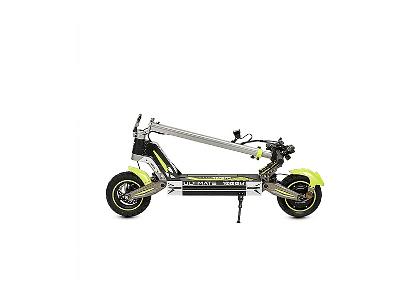Patinete eléctrico - Ecoxtrem M41 TANK, Carga máx. 120 kg, 50 km autonomía, 16000 mAh, Negro - Verde