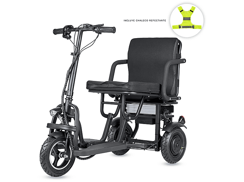 Scooter eléctrico de movilidad reducida - Ecoxtrem T3, Negro
