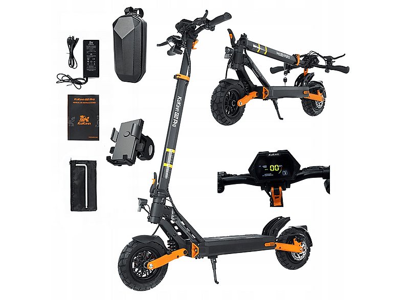 Patinete eléctrico - Kukirin G2 Pro VMP, Pot. máx. 500 W, Carga máx. 120 kg, negro (ref. 168226361)