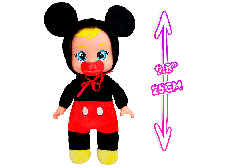 Muñeca - Imc Toys Bebés Llorones Tiny Cuddles Disney Muñeco Surtido, 25 cm, 2 año(s), Plastico