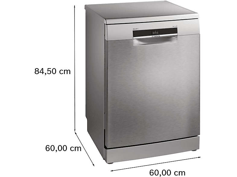 Lavavajillas libre instalación 60 cm - Bosch SMS6ECI15E, 14 servicios, 6 programas, 60 cm, Acero inoxidable