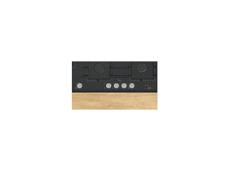 Placa de gas - Bosch Serie 8 PRS9A6H40, 5 zone(s) zonas, 915 mm, Negro
