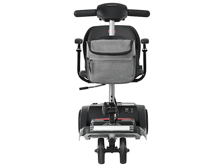 scooter plegable - Sweetrich AIR CLASSIC, 15 kg, negro