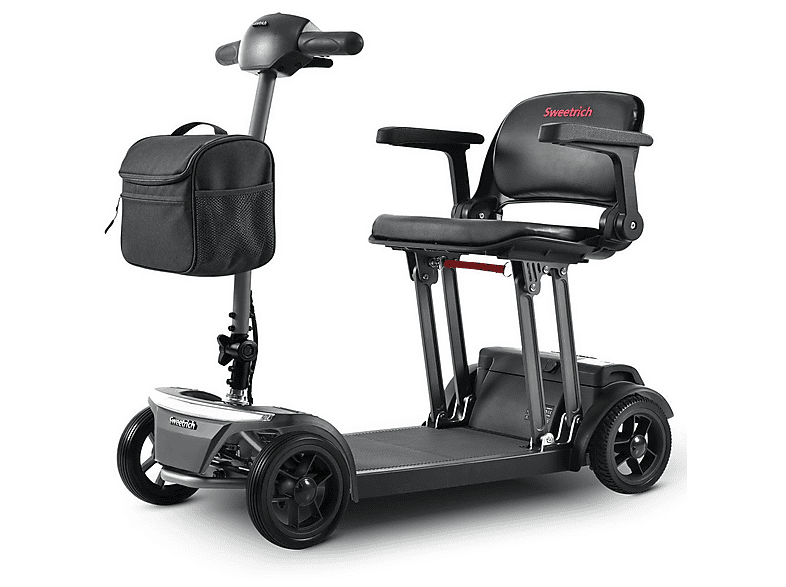 scooter plegable - Sweetrich AIR TRAVELLER, 19 kg, negro