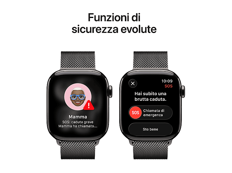 Apple Watch - Apple APPLE WATCH S11 42 SLATE TI SL ML CEL-YPT, Talla única, Titanio, Pizarra