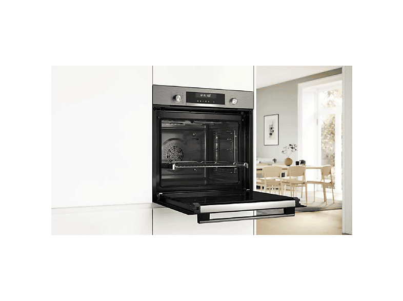 Horno pirolítico - Bosch HBG578ES3, Integrable, Pirolítico, 71 l, 59 mm