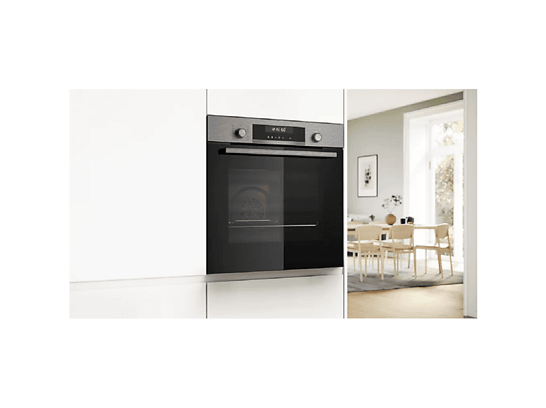 Horno pirolítico - Bosch HBG578ES3, Integrable, Pirolítico, 71 l, 59 mm