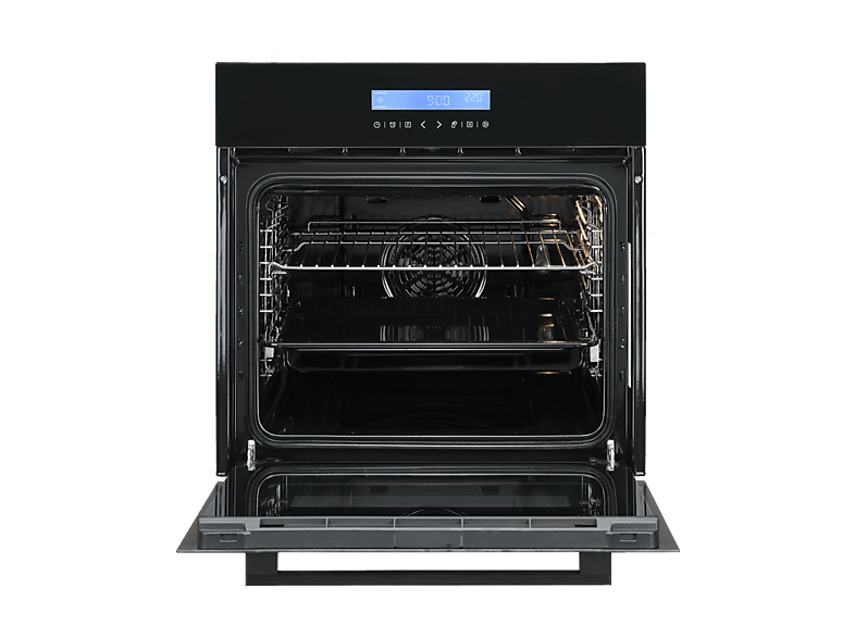 Horno convencional - Jocel JFE019035, Integrable, Hidrolítica, 70 l, 60 cm, Negro