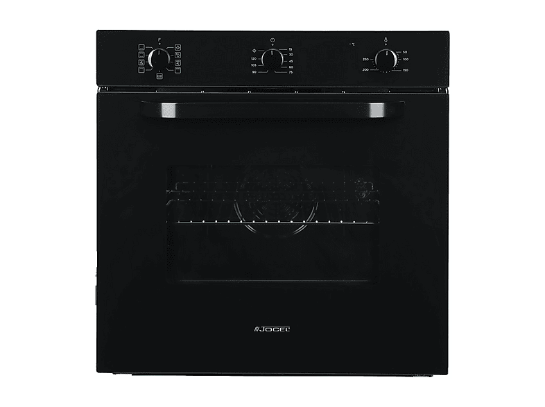 Horno convencional - Jocel JFE019165, Integrable, 70 l, 60 cm, Negro