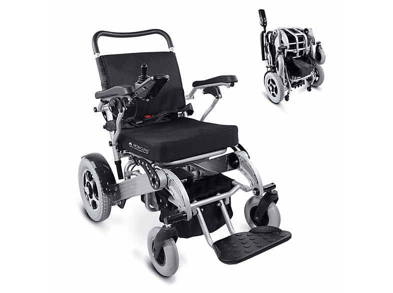 Silla de ruedas eléctrica - Mobiclinic Troya plus, Negro