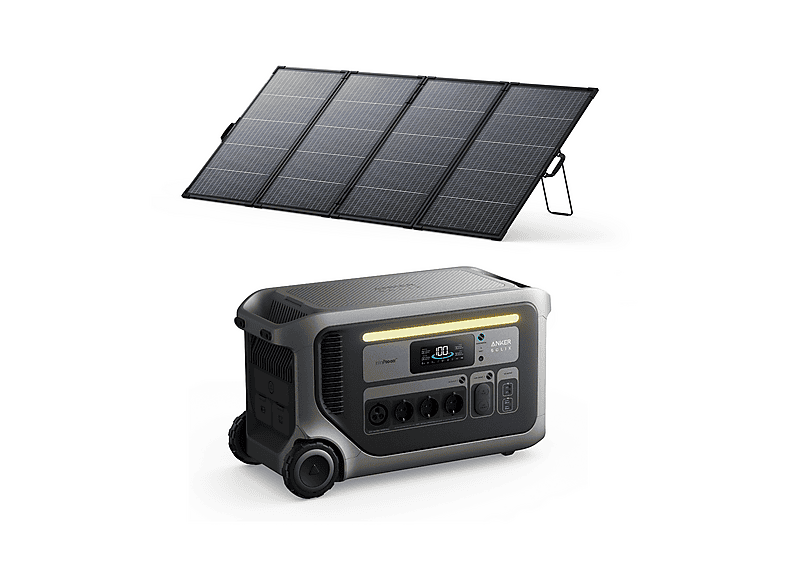 Estación de energía - Anker SOLIX KIT F3000+PS400 Bifacial