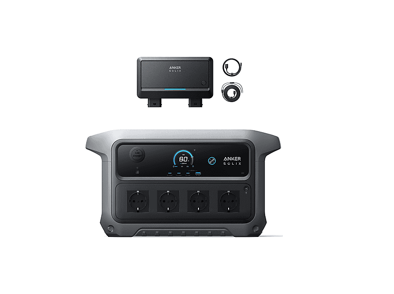 Estación de energía - Anker SOLIX KIT C2000 Gen 2+Alternator Charger,
