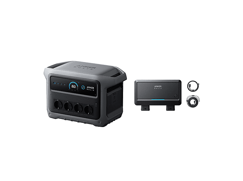 Estación de energía - Anker SOLIX KIT C1000X Gen 2+Alternator Charger,
