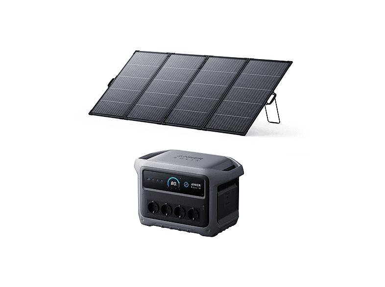 Estación de energía - Anker SOLIX KIT C1000X Gen 2+PS400 Bifacial