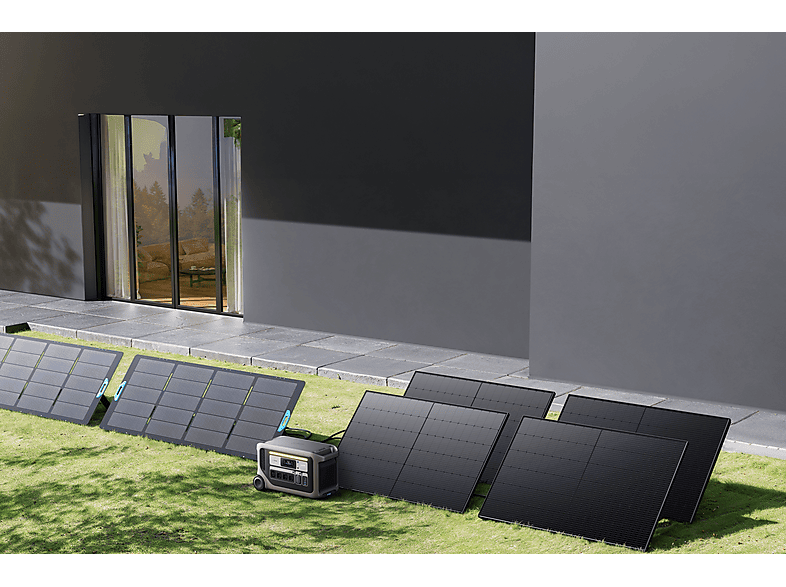 Estación de energía - Anker SOLIX KIT F3000+PS200 Bifacial