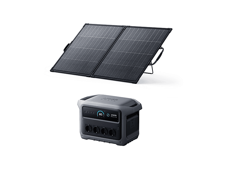 Estación de energía - Anker SOLIX KIT C1000X Gen 2+PS200 Bifacial