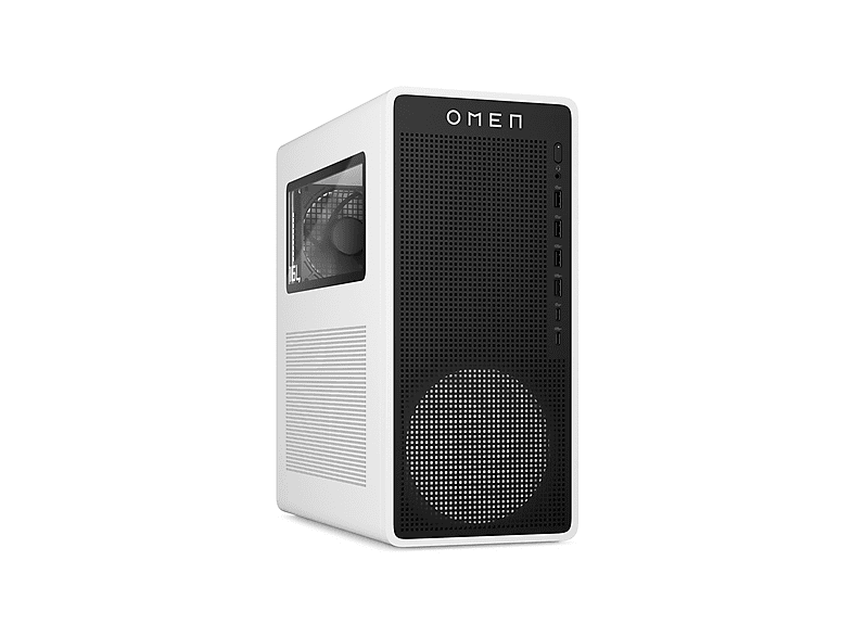 PC Gaming - HP Omen 16L TG03-0088NS, Intel Core Ultra 5-225F, 16 GB RAM, 1 TB SSD, GeForce RTX™ 5060, FreeDOS (Sin sistema operativo), Blanco nieve
