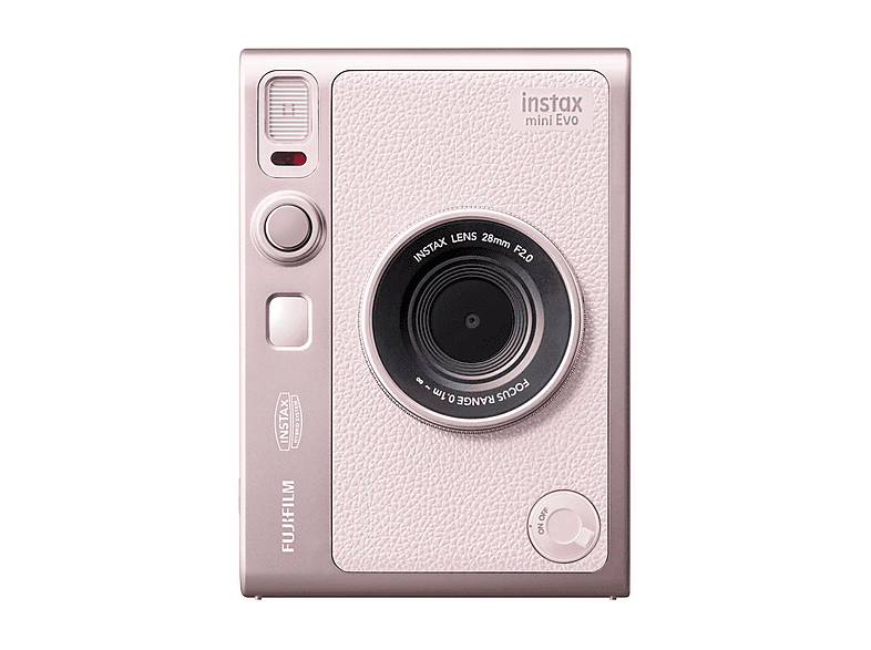 Cámara instantánea - Fujifilm HIBRIDA INSTAX MINI EVO GENTLE ROSE, 62 mm x 46 mm, Camera