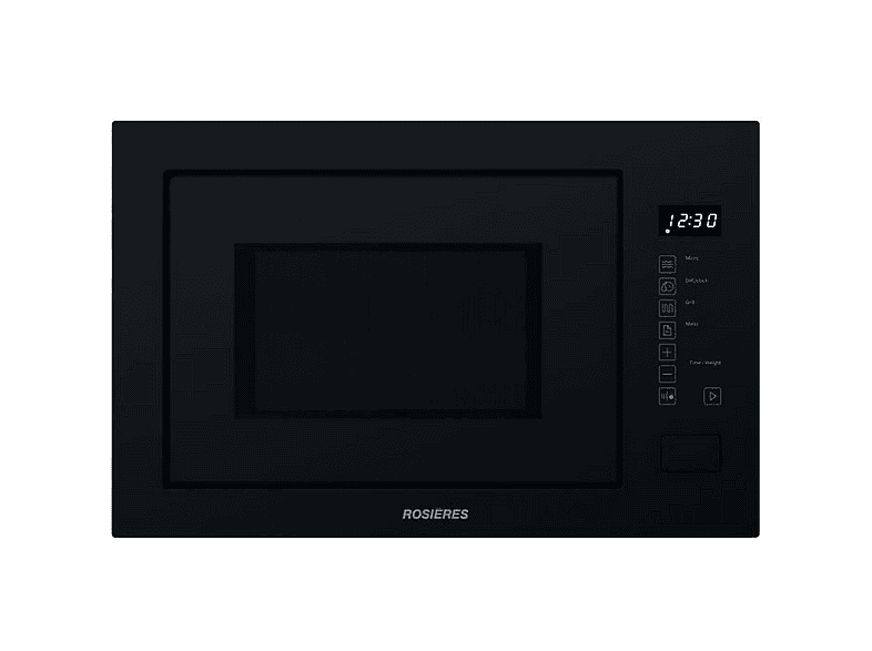 Microondas - Rosieres RO38FL7N25LWB, 220 V, 28 l, Negro