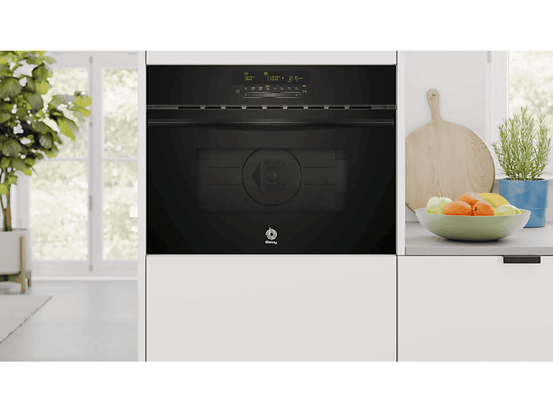 Horno microondas - Balay 3CW5179N3, Integrable, Hidrolítica, 44 l, 59,4 cm, Cristal negro