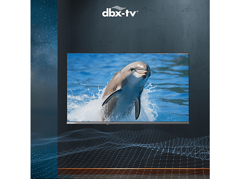 TV QLED 43" - Chiq L43QST, Full-HD, Smart TV, DVB-T2 (H.265), Negro