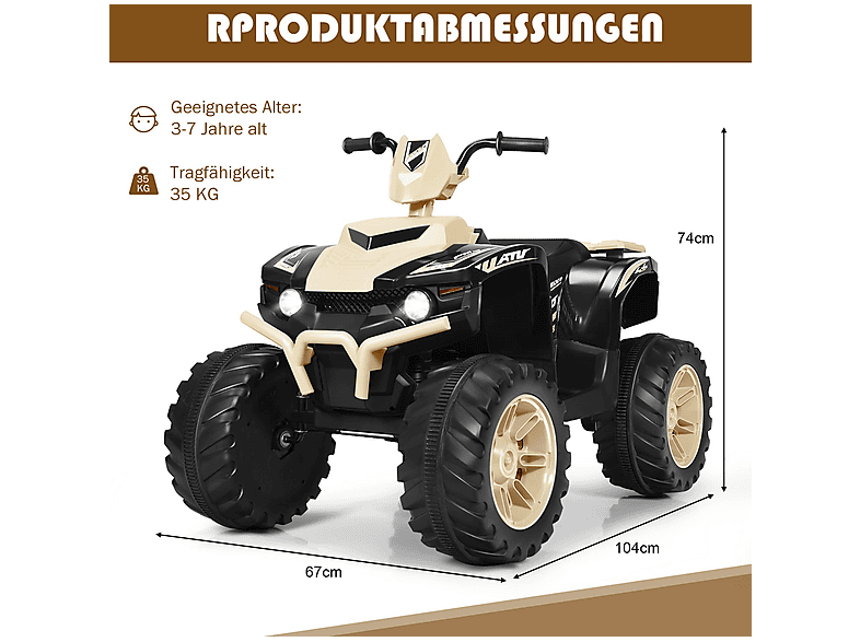 Quad eléctrico infantil - Northio 82145