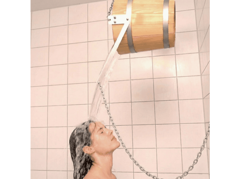 Accesorio para sauna - Eliga Cubo de contraste, Marrón